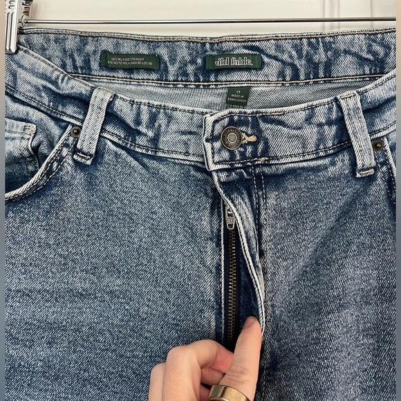 Wild Fable 90s Relaxed Straight Jeans Size 17 Distressed High Waist Vintage y2k - Picture 4 of 8